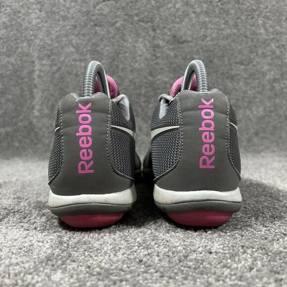 Reebok SlimTone J84822 Women’s Size 7.5 Gray Smooth Fit Training Shoes Used - Picture 8 of 13